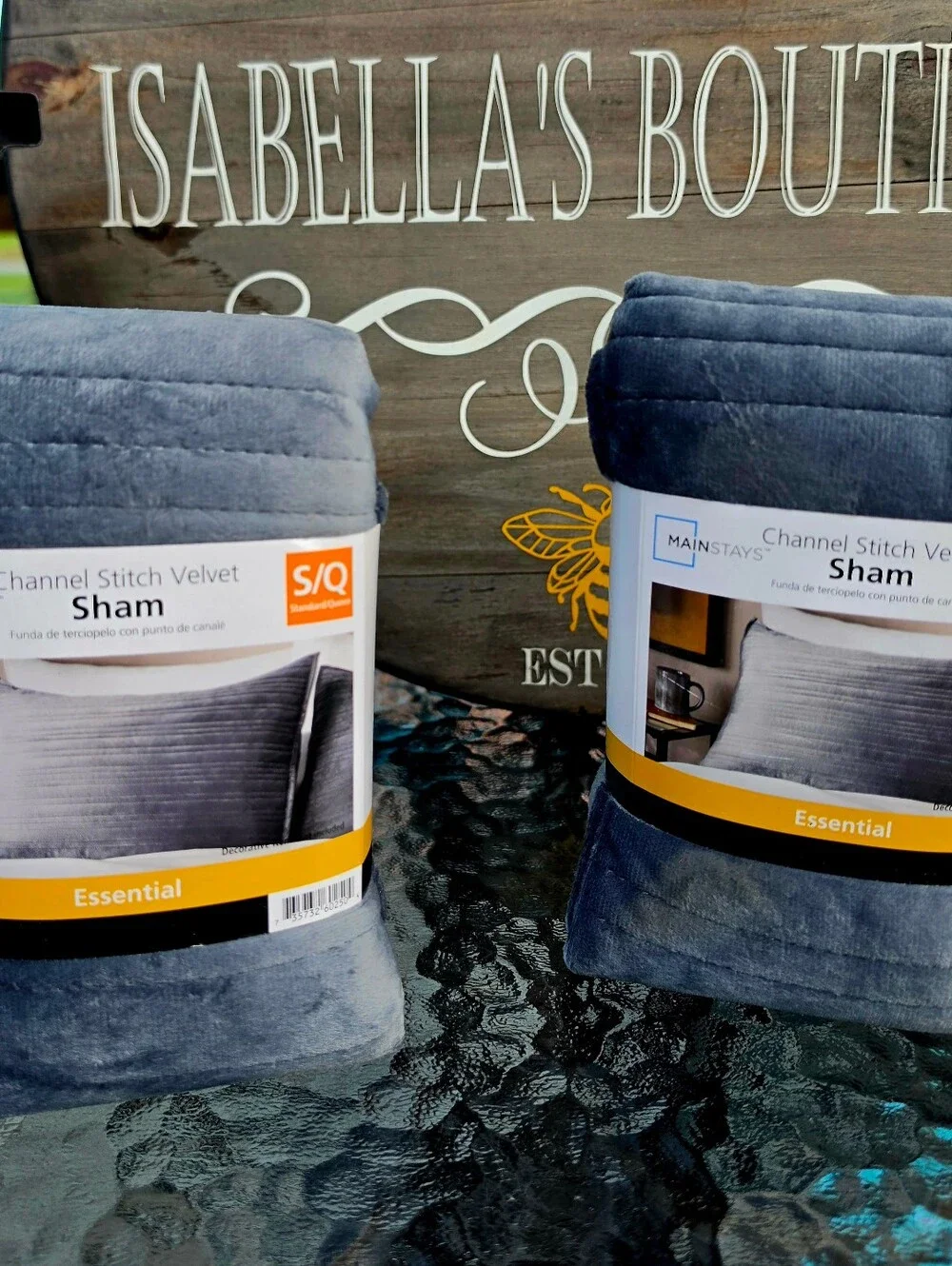 Mainstays Soft Velvet Pillow Sham Standard